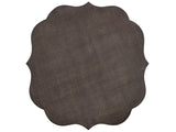 Fenwick - Embossed End Table - Dark Brown