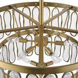 Aurelie - 9 Light Round Pendant - Brass