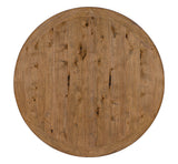 Big Sky - Round Dining Table - Light Brown / Black