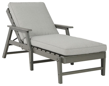 Visola - Gray - Chaise Lounge With Cushion