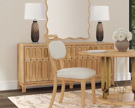 Ryder - Server - Chestnut Elm / Antique Brass