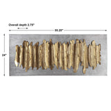 Lev - Metal Wall Decor - Gold