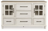 Shaybrock - Dresser - Antique White / Brown