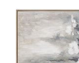 Quiet Reflection Framed Canvas - Silver