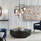 Maxin - 9 Light Chandelier - Dark Bronze