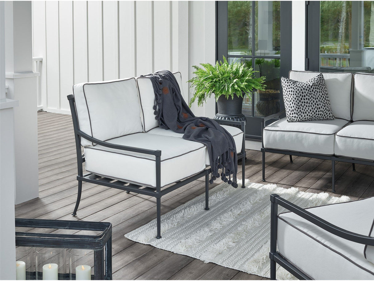 Coastal Living Outdoor - Seneca Loveseat - Pearl Silver