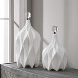 Klara - Bottles, Set Of 2 - White