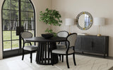 Mateo - Round Dining Table - Black