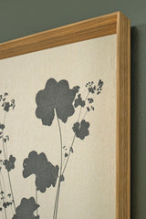 Huddwick - Wall Art Set (Set of 3) - Linen / Black