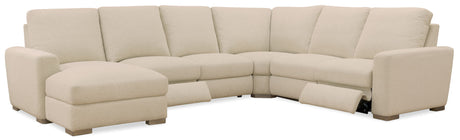MS - Optimus Five-Seat Power Sectional - Beige