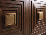 Silverado - Los Gatos Buffet With Stone Top - Dark Brown