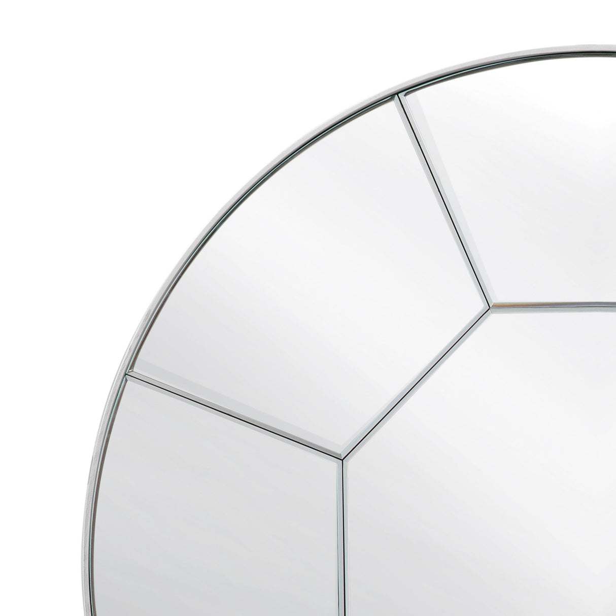 Facet - Wall Mirror - Silver