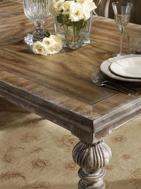 Chatelet - Rectangle Leg Dining Table With 2 18" Leaves