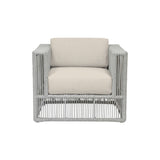 Miami - Club Chair, With Self Welt - Echo Ash / Pearl Silver