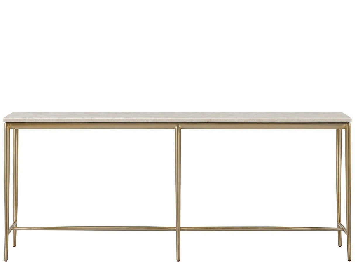 Velora - Amalfi Console - Beige / Desert Gold