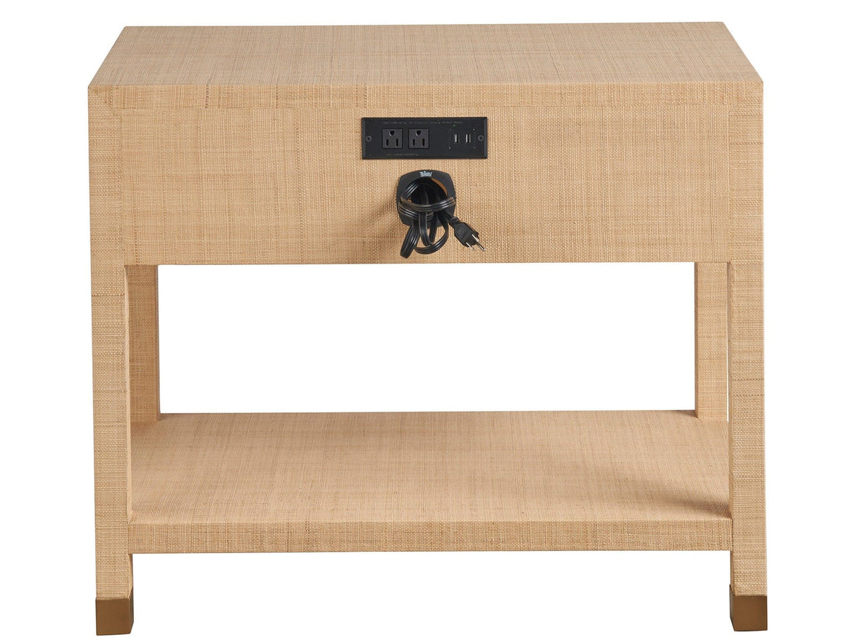 New Modern - Leah Nightstand - Beige