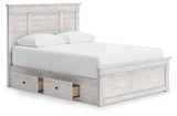 Makidern - Panel Storage Bed