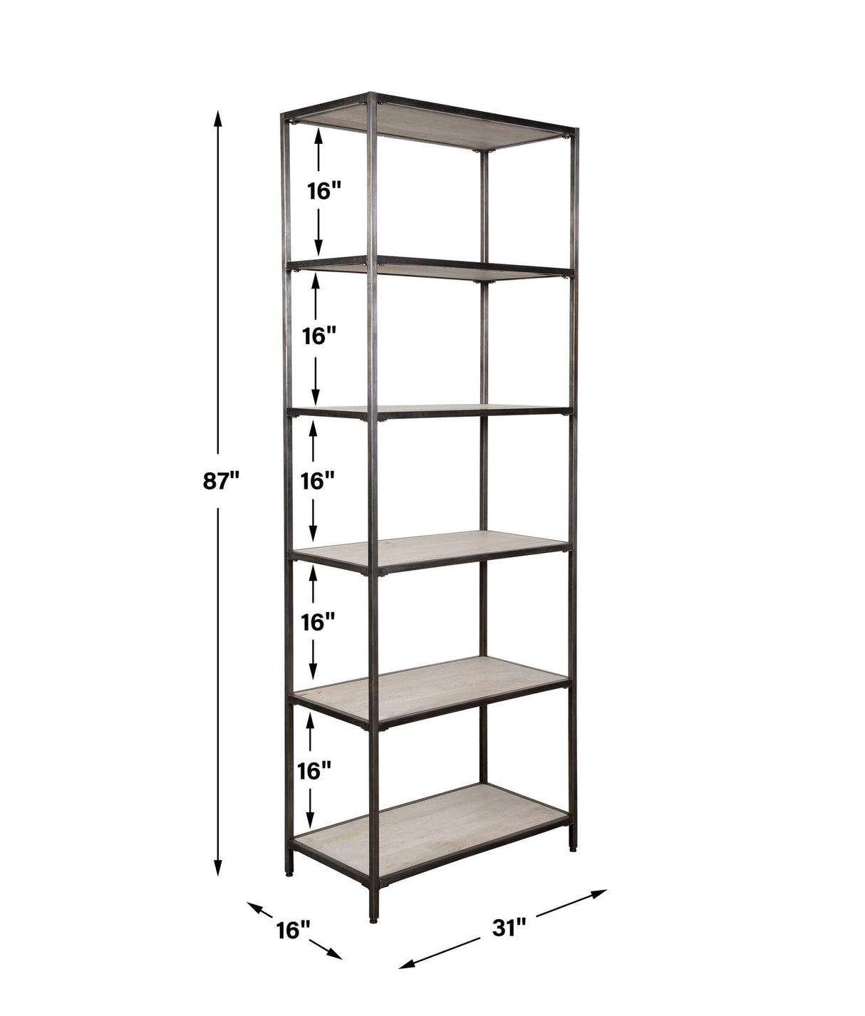 Baldwin - Industrial Etagere - Black