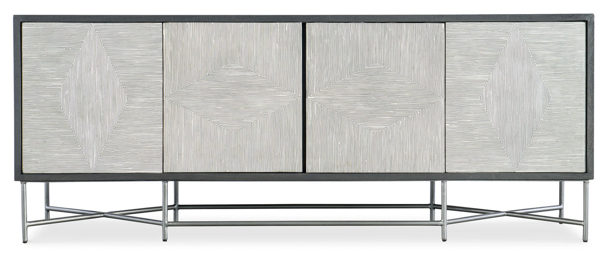 Commerce And Market - Fine Lines Credenza - Dark Gray