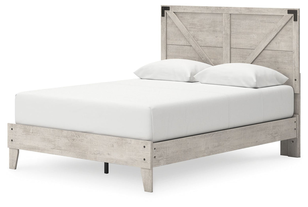 Shawburn - Platform Bed With Crossbuck Panel Headboard