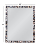 Kervo - Wall Mirror - Black / Cream