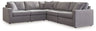 Modmax - Symmetrical Sectional - Granite