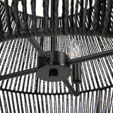 Suva - 4 Light Rope Pendant - Black