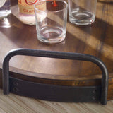 Reine - Round Wooden Tray - Brown, Dark