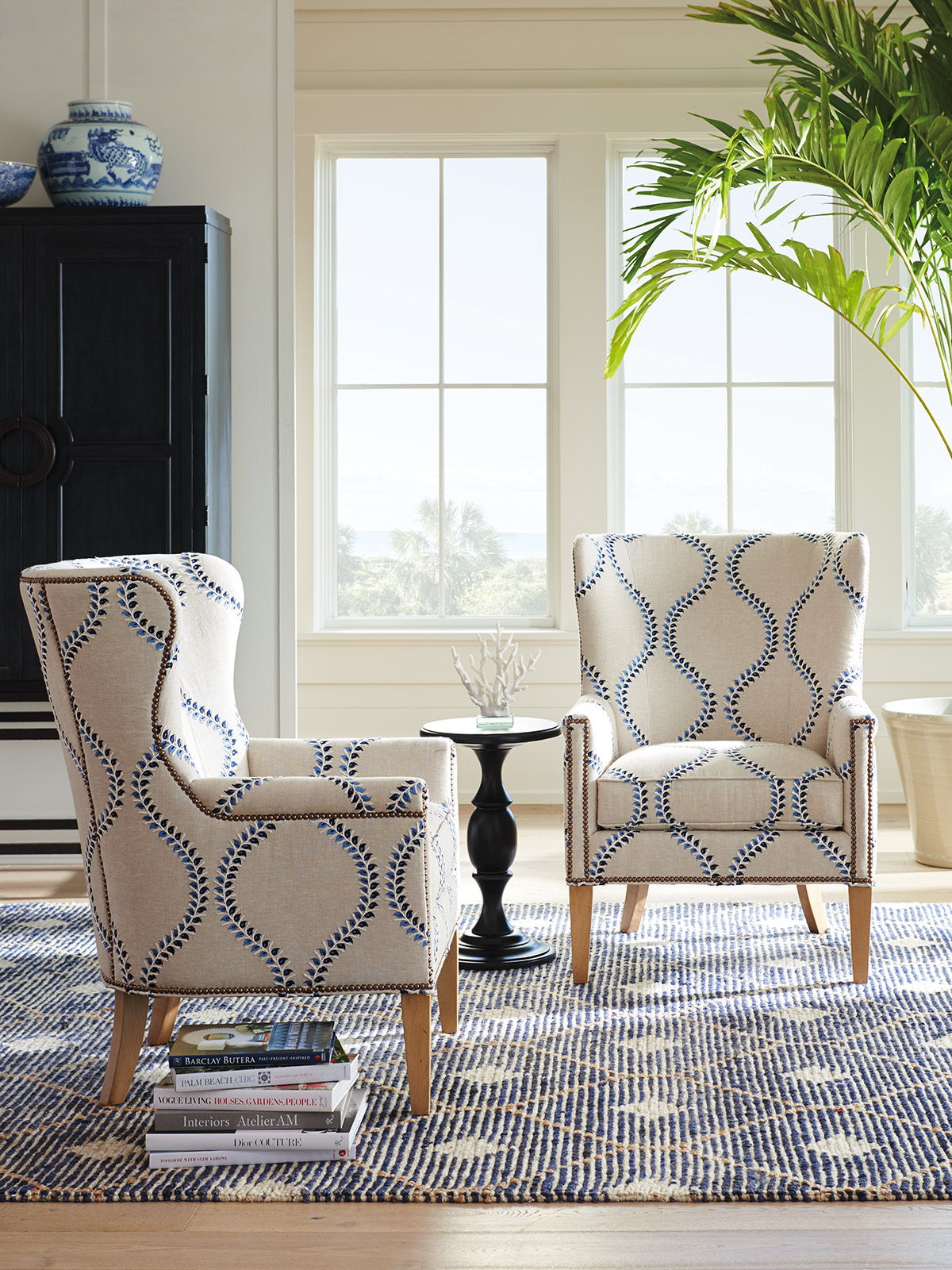 Barclay Butera Upholstery - Fabric Avery Wing Chair - Beige