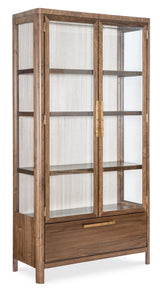 Eleana - Display Cabinet - Medium Wood