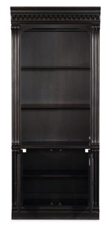 Telluride - Bunching Bookcase (With Doors) - Black