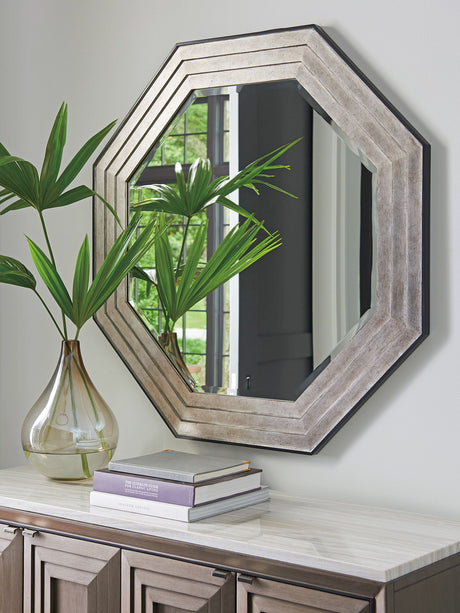 Ariana - Latour Octagonal Mirror - Gray