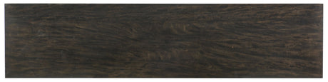 Melange - Asher Four Door Entertainment Credenza - Dark Brown