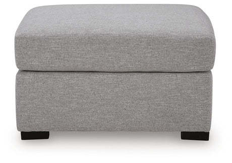 UrbanCrest - Oversized Accent Ottoman - Pewter