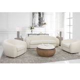 Capra - Art Deco White Sofa