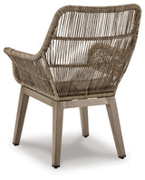 Beach Front - Arm Chair With Cushion (Set of 2) - Beige