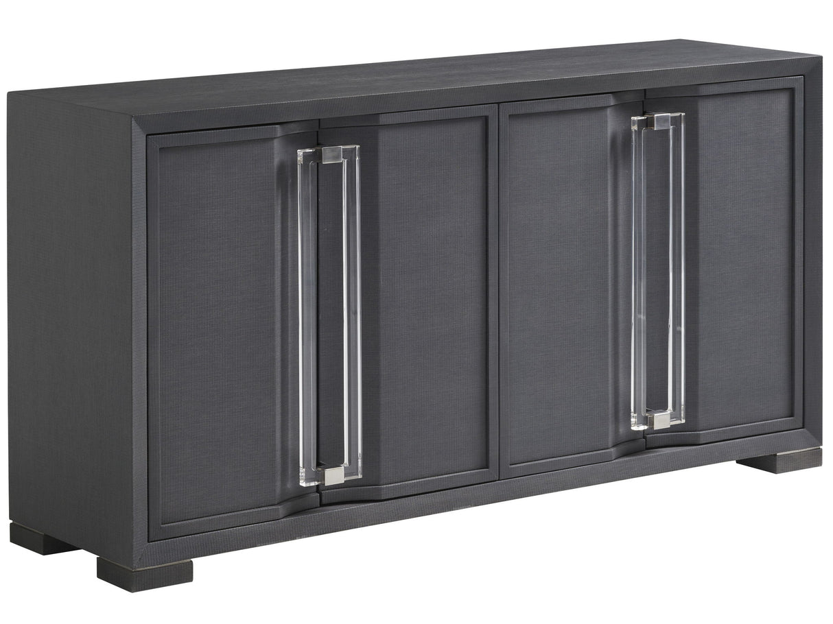 Studio Designs - Anthology Linen Media Console - Dark Gray