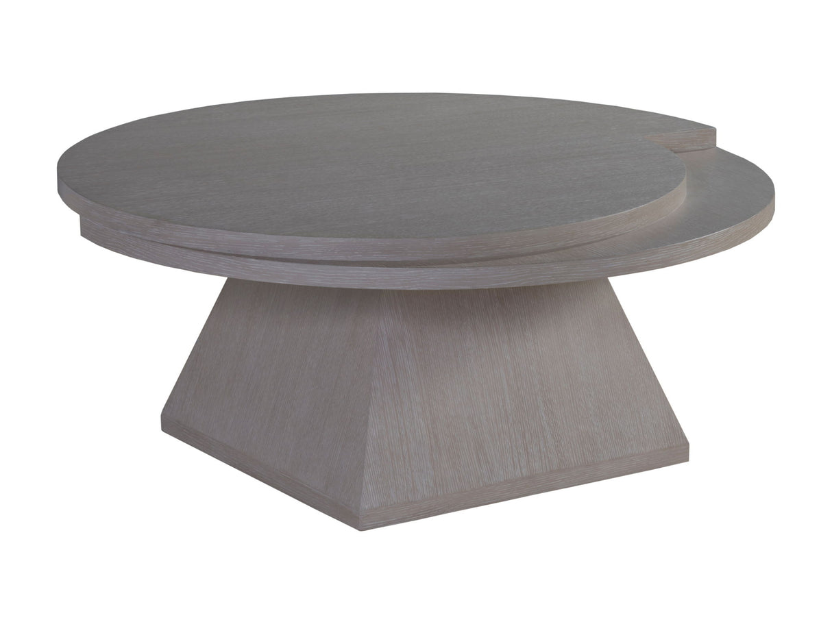 Solimar - Solimar Round Cocktail Table - Beige / Gray