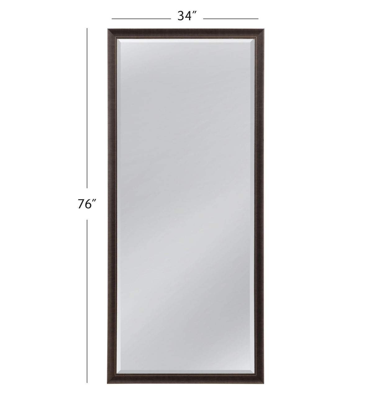 Ren - Floor Mirror - Dark Brown