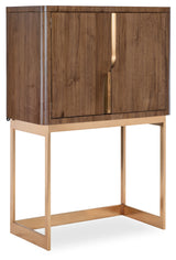 Eleana - Bar On Stand - Medium Wood
