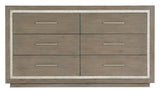 Serenity - Mainstay 6-Drawer Dresser - Gray
