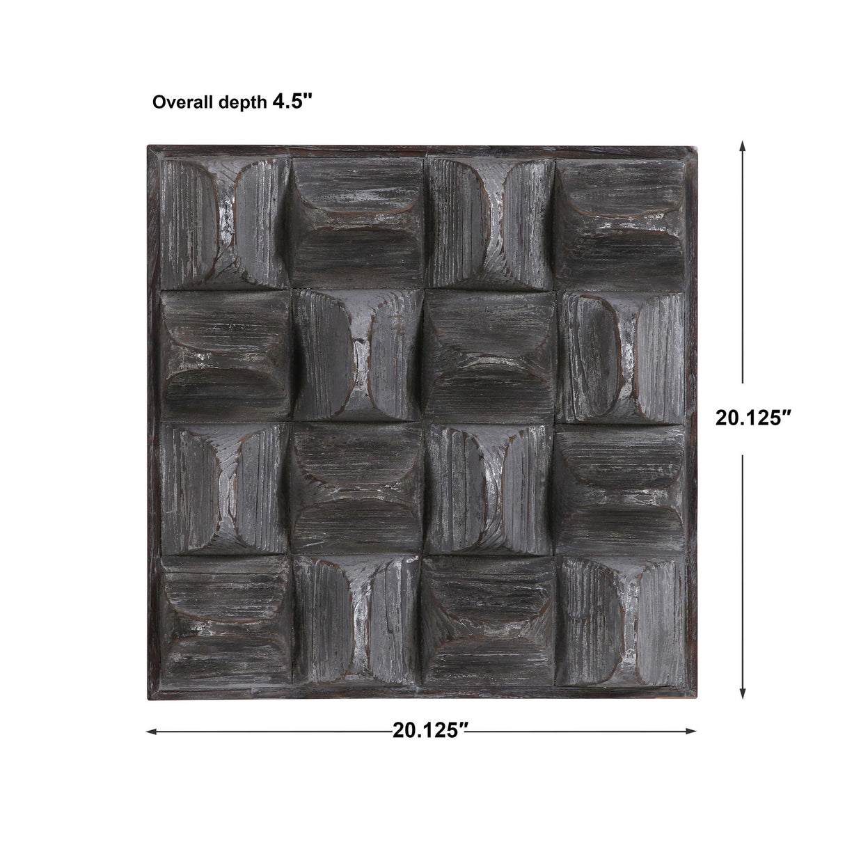 Pickford - Wood Wall Decor - Gray, Dark