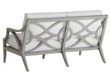 Silver Sands - Metal Loveseat - Pearl Silver