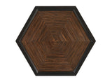 Royal Kahala - Sugar And Lace Dining Table With 60" Glass Top - Dark Brown