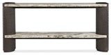 Commerce And Market - Slab-Tastic Console Table - Dark Wood