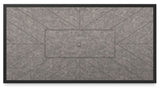 Beachcroft - Rectangular Fire Pit Table - Black / Light Gray