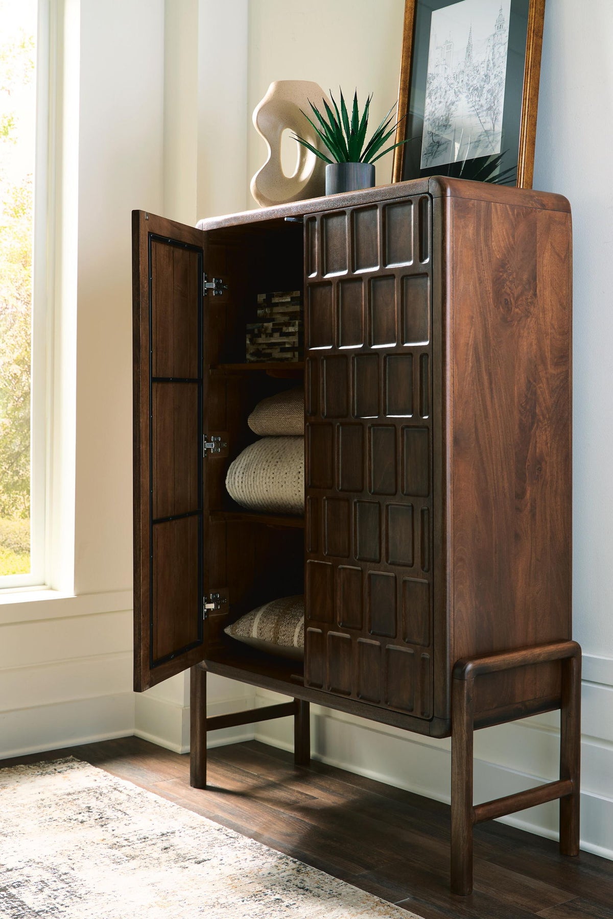 Dukestone - Accent Cabinet - Brown