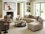 Zanzibar - Alston Wedge Ottoman - Gray