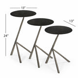 Cascade - Nesting Tables - Brass / Antique Bronze