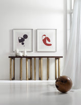 Melange - Connelly Hall Console - Dark Brown